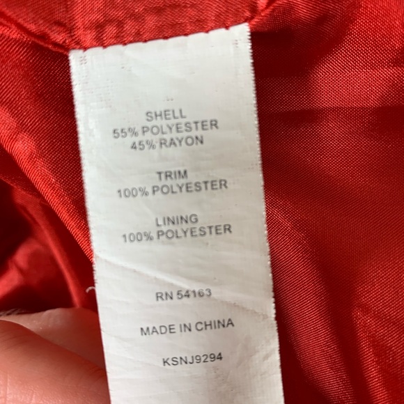 Mac + Jac Red Sheath Sleeveless Dress Size L - Picture 7 of 8